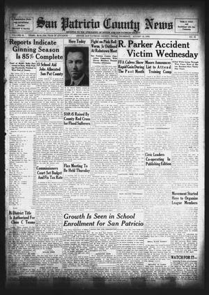 San Patricio County News (Sinton, Tex.), Vol. 30, No. 31, Ed. 1 Thursday, August 18, 1938
