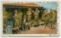 Postcard: [Postcard of Soldiers at "The Canteen"]