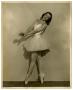 Photograph: [Portrait of Elmer Josephine Wheatly (Dolly) as a Ballerina]