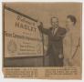 Clipping: [Two Newspaper Clippings Regarding Haslet, Texas]