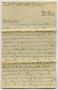 Letter: [Letter from John K. Streger, Jr. to Josephine Bahl, November 10, 189…
