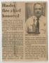Clipping: [Newspaper Clipping of an Article About Delton Sewell]