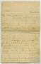 Letter: [Letter from John K. Strecker, Jr. to Josephine Bahl, August 1896]