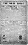 Newspaper: The West Times. (West, Tex.), Vol. 22, No. 40, Ed. 1 Friday, November…