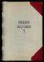 Book: Travis County Deed Records: Deed Record Y