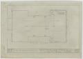 Technical Drawing: Anne D'Spain's Apartment House Revisions, Abilene, Texas: Roof Plan