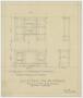 Technical Drawing: Mr. A. W. Wible's Apartment, Dallas, Texas: Cabinet Plans