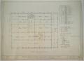 Technical Drawing: Hotel Building, Gorman, Texas: Second and Third Floor Framing Plans