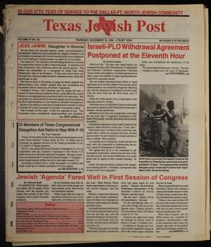 Primary view of Texas Jewish Post (Fort Worth, Tex.), Vol. 47, No. 50, Ed. 1 Thursday, December 16, 1993