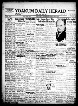 Primary view of Yoakum Daily Herald (Yoakum, Tex.), Vol. 33, No. 187, Ed. 1 Thursday, November 7, 1929