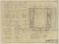 Technical Drawing: Winters School Project, Winters, Texas: Floor Plan with Schedules