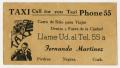 Primary view of [Business Card for Fernando Martinez]