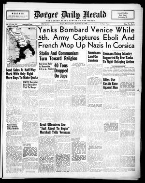 Borger Daily Herald (Borger, Tex.), Vol. 17, No. 259, Ed. 1 Tuesday, September 21, 1943