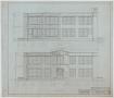 Technical Drawing: High School Building, Merkel, Texas: Elevations