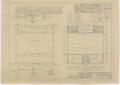 Technical Drawing: School Auditorium/Gymnasium, Loraine, Texas: Plans and Schedules
