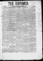 Newspaper: The Reformer (Austin, Tex.), Vol. 1, No. 13, Ed. 1, Saturday, Septemb…
