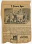 Clipping: [Newspaper Clipping with a Reprinted Photograph]