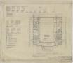 Technical Drawing: High School Gymnasium, Ozona, Texas: First Floor Plan