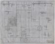 Technical Drawing: High School Building, Rotan, Texas: First Floor Framing Plan