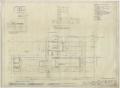 Technical Drawing: High School Building, Pecos, Texas: Index and Plot Plan