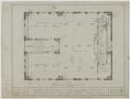 Technical Drawing: Ward School Building, Ranger, Texas: Second Floor Mechanical Plan