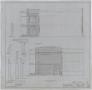 Technical Drawing: High School Building Addition, Rule, Texas: East and South Elevations