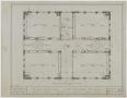 Technical Drawing: Ward School Building, Ranger, Texas: First Floor Mechanical Plan