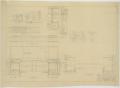 Technical Drawing: School Auditorium/Gymnasium, Hawley, Texas: Plans, Elevations, and Se…