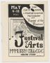 Pamphlet: [Program: Festival of the Arts, 1941]