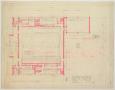 Technical Drawing: School Gymnasium, Big Lake, Texas: Floor Plan