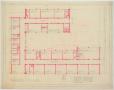 Technical Drawing: School Academic Building, Big Lake, Texas: Floor Plan