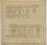 Technical Drawing: College Heights Baptist Church, Abilene, Texas: Left Side and Front E…