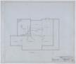 Technical Drawing: Abercrombie Residence, Archer City, Texas: Basement Plans