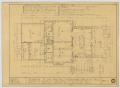 Technical Drawing: Radford Residence, Abilene, Texas: Floor Plan