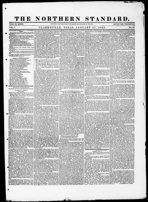 Primary view of The Northern Standard. (Clarksville, Tex.), Vol. 1, No. 20, Ed. 1, Saturday, January 21, 1843