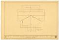 Technical Drawing: Bynum Residence, Abilene, Texas: Roof Plan