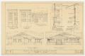 Technical Drawing: Garrett Residence, Ranger, Texas: Elevations and Details