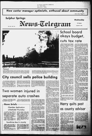 Primary view of Sulphur Springs News-Telegram (Sulphur Springs, Tex.), Vol. 100, No. 194, Ed. 1 Wednesday, August 16, 1978