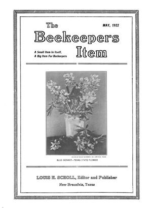The Beekeeper's Item, Volume 6, Number 5, May 1922