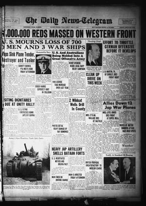 Primary view of The Daily News-Telegram (Sulphur Springs, Tex.), Vol. 44, No. 81, Ed. 1 Sunday, April 5, 1942