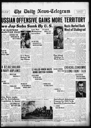 Primary view of The Daily News-Telegram (Sulphur Springs, Tex.), Vol. 44, No. 233, Ed. 1 Tuesday, September 29, 1942