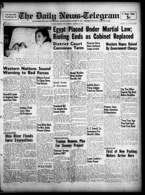 Primary view of The Daily News-Telegram (Sulphur Springs, Tex.), Vol. 54, No. 23, Ed. 1 Monday, January 28, 1952