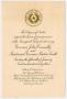 Pamphlet: [Invitation: Inauguration of Governor John Connally and Lieutenant Go…