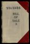 Book: Travis County Clerk Records: Bill of Sale Record 3