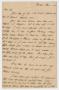Letter: [Letter from Daniel Webster Kempner to Isaac Herbert Kempner, October…