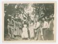 Photograph: [Photograph of an Unidentified Group by a Tree]