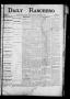 Newspaper: Daily Ranchero. (Brownsville, Tex.), Vol. 2, No. 36, Ed. 1 Sunday, Oc…