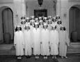 Photograph: [Group Portrait of Young St. Mary's Academy Graduates]