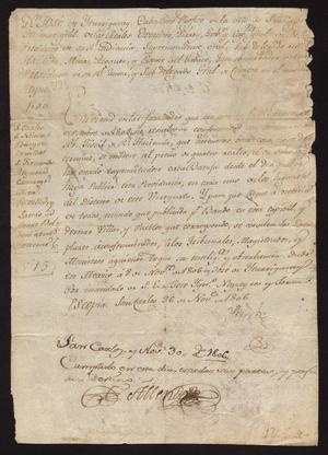 Primary view of [Message from Viceroy José de Yturrigaray]
