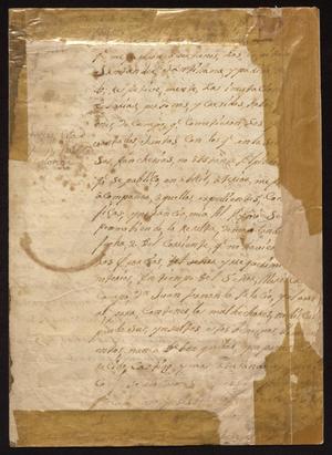 Primary view of [Manuscript from Governor Joseph de Rubio to Military Officers]